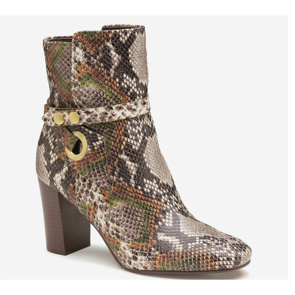 Johnston & Murphy Multi Snake Embossed Sheepskin Bootie Size 9.5.NIB - Picture 3 of 4